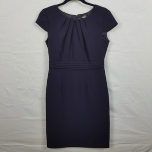 Tahari business dress eggplant purple 4